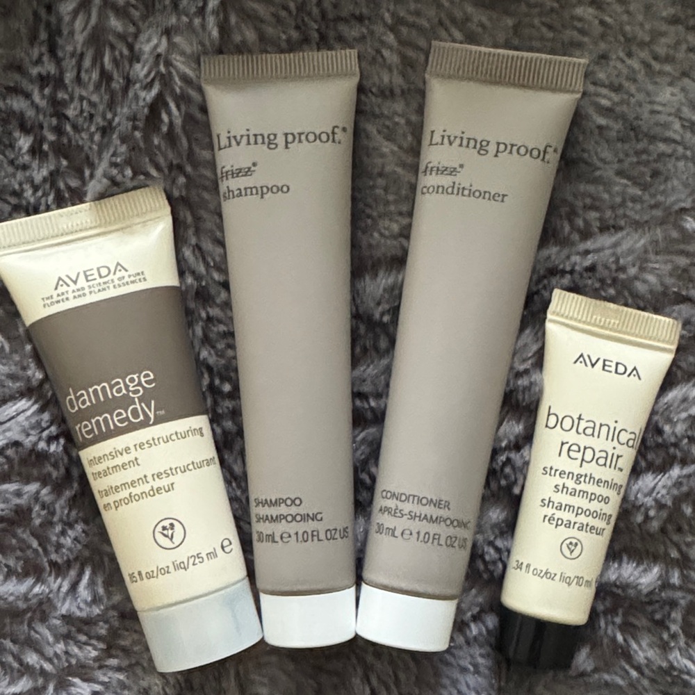 Living Proof & Aveda Hair Care Travel Bundle